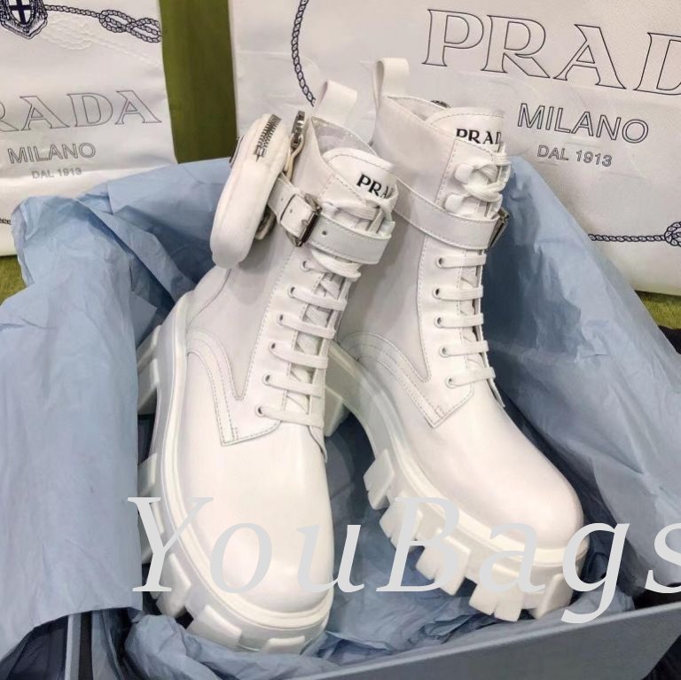 Женские ботинки Prada Y107481 купить за 18700 руб. в интернет-магазине Юбегс
